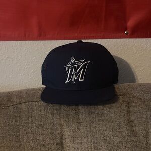 New Era Navy Blue Hat with White Logo